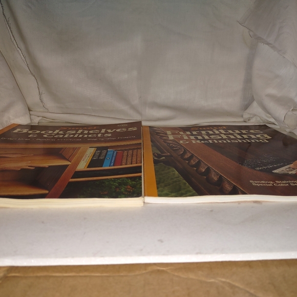 2 Sunset Books Bookshelves & Cabinets, Furniture Finishing & Refinishing PB GC - Picture 2 of 6